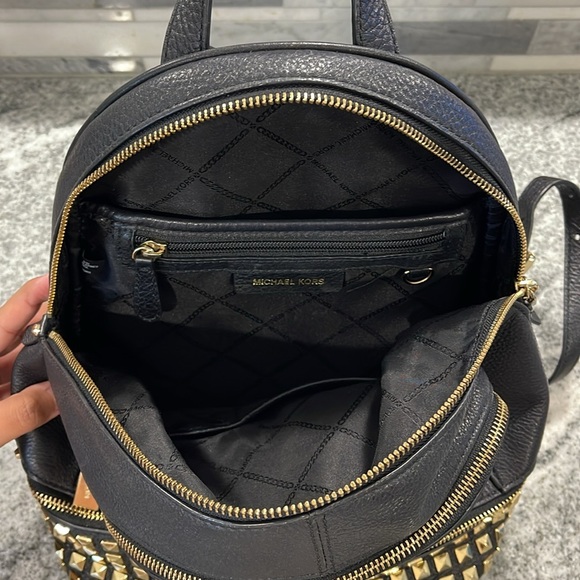 Michael Kors Studded Rhea Backpack - Picture 2 of 4